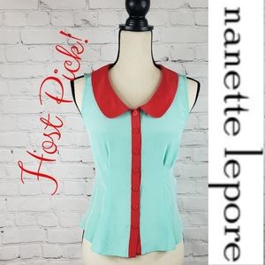 OONAGH Nanette Lepoure Silk Tank XS